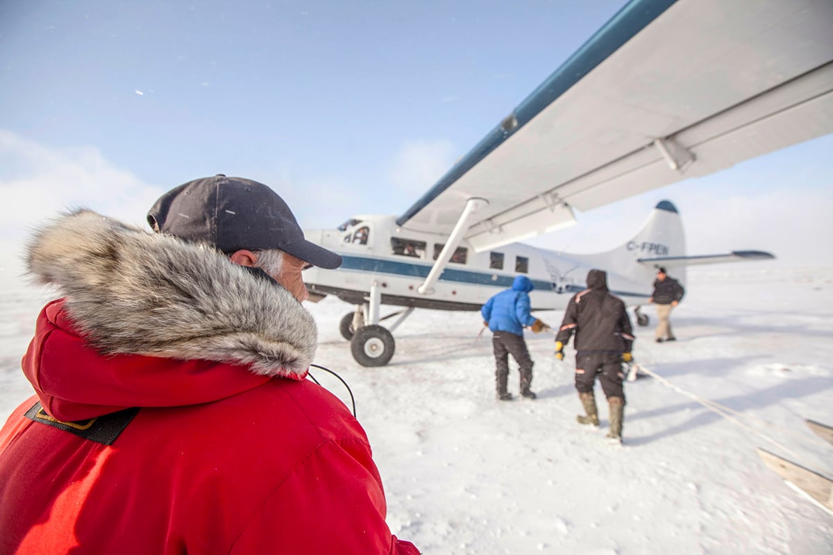 6-Polar-Bear-Fly-In-Migration-Boarding-plane-Arctic-flight-Private-Journey-Arctic-Polar-Adventure-Arctic-Kingdom