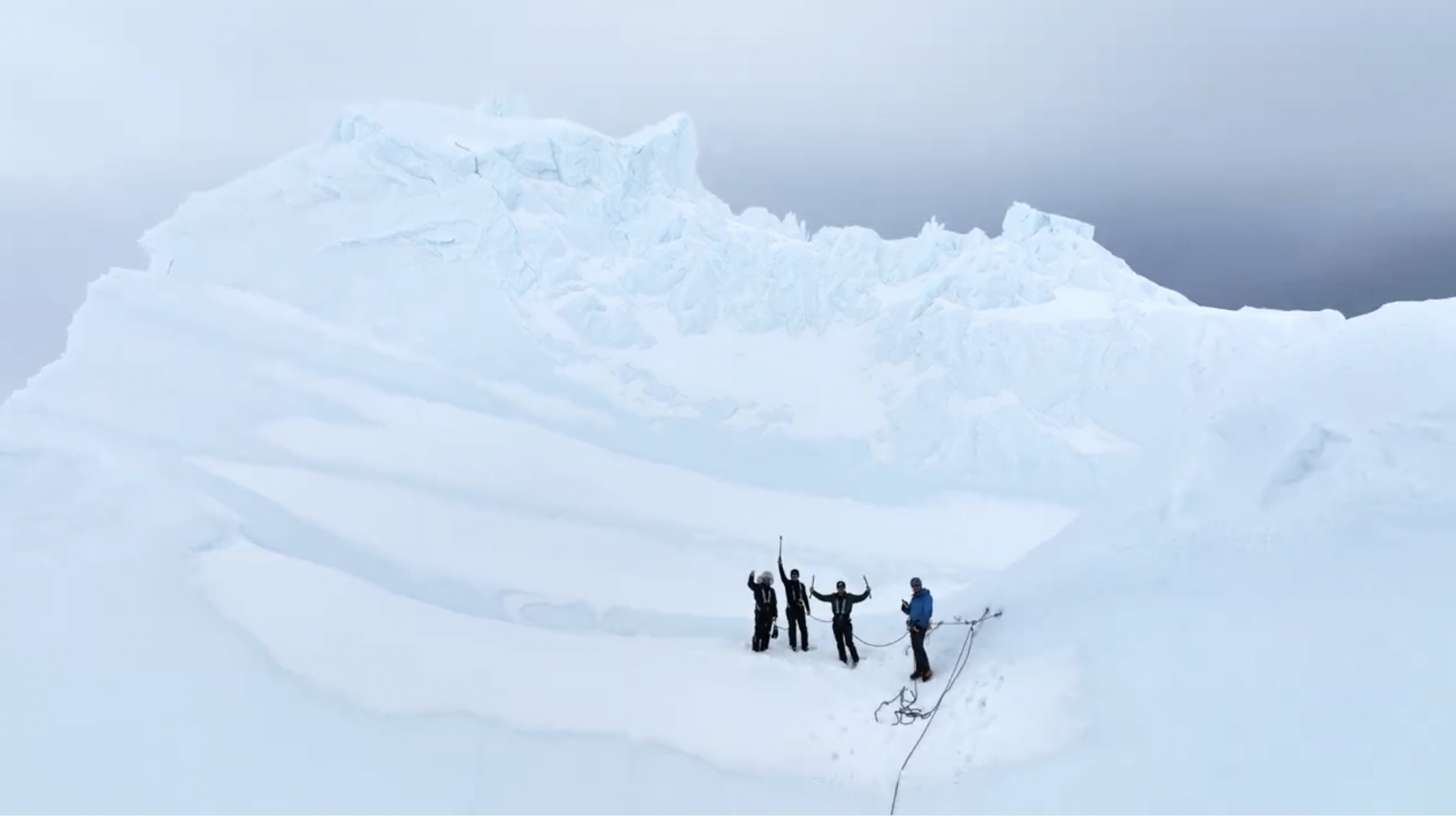Heli Ice Climbing